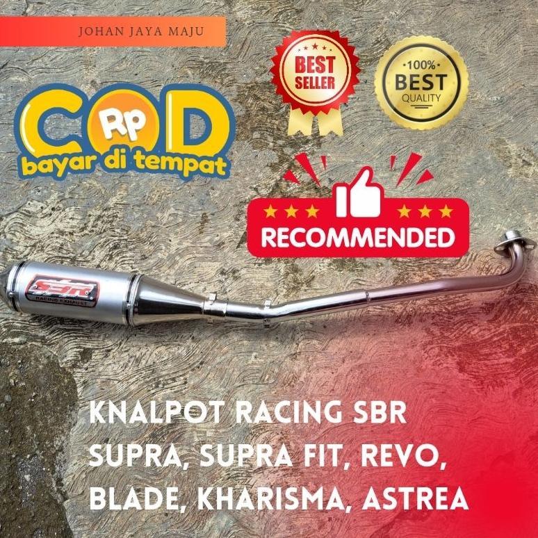 Grosir Knalpot Racing Sbr Supra Buat Motor Supra, Supra Fit, Revo, Blade, Kharisma, Astrea, Knalpot 