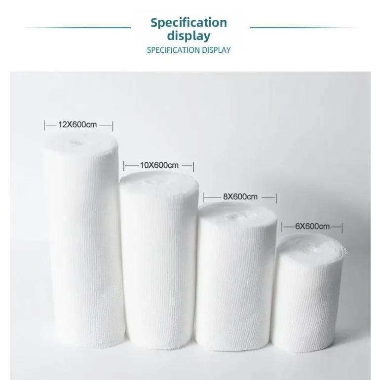 Medical Gauze Rolls - 100% Cotton, Sterile, For Wound Dressing, Bandaging, And Hemostasis, First Aid