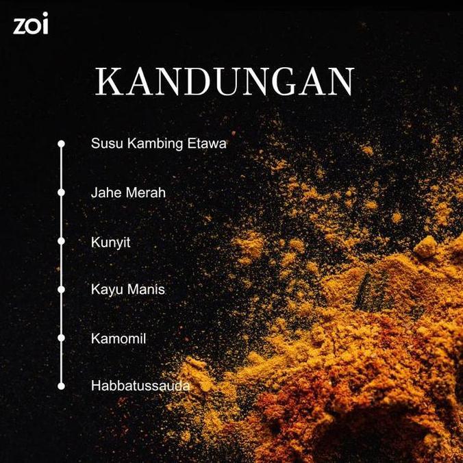 Cod,Sajabisa- [30 Sachet] Zoi Golden Milk Susu Herbal Susu Sehat Susu Kambing, Jahe Merah Dan Kunyit