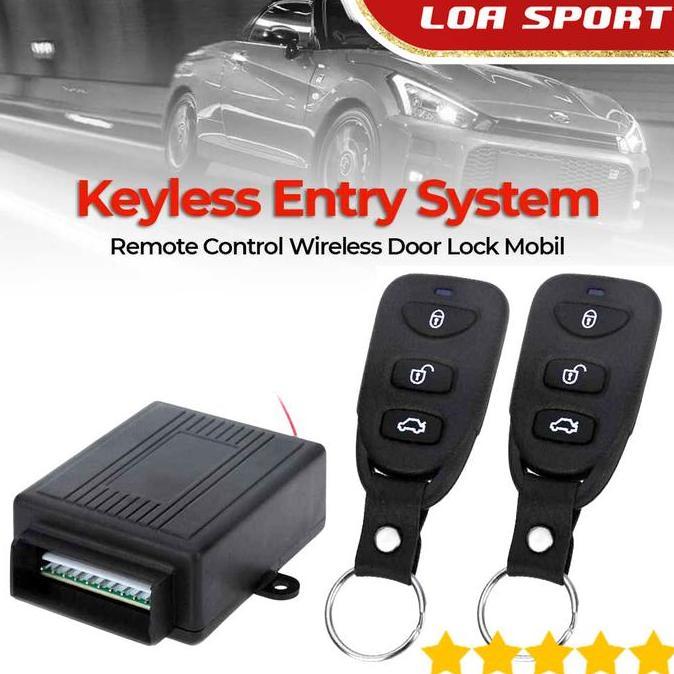 MODUL REMOTE KUNCI PINTU MOBIL OTOMATIS 2 PCS REMOTE KUNCI MOBIL SIAP KIRIM