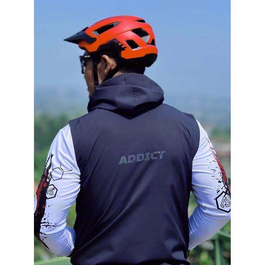 Sportboy- Addict Adventure Bike Jaket Rompi Motor Sepeda Olahraga Terproof Windbreaker Sport Gunung 