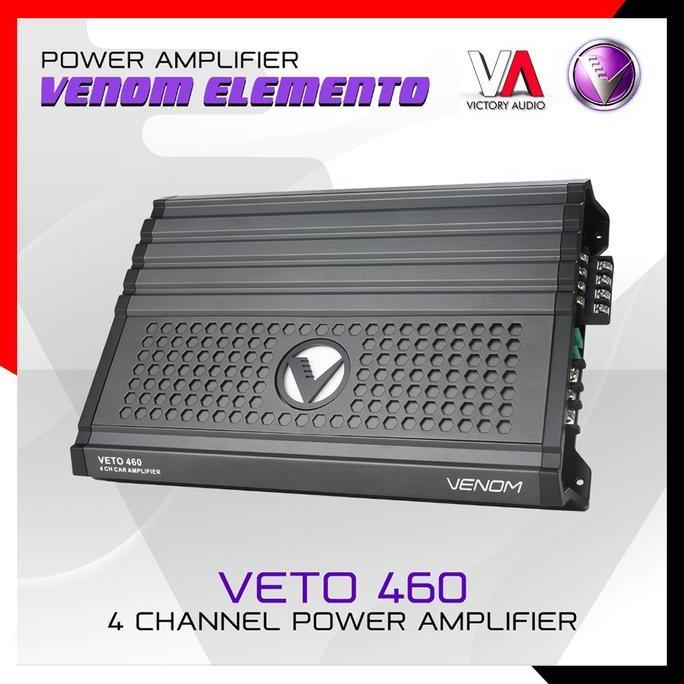Power Amplifier 4 Channel Audio Mobil VENOM ELEMENTO VETO 460 ORINAL