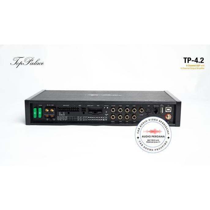 Processor Prosesor Top Palace HD TP 4.2 DSP 8Ch with 6Ch Out Amplifier