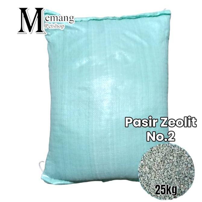 Whatcat- Pasir Natural Zeolite / Zeolit 25 Kg - Pasir Hen Peliharaan