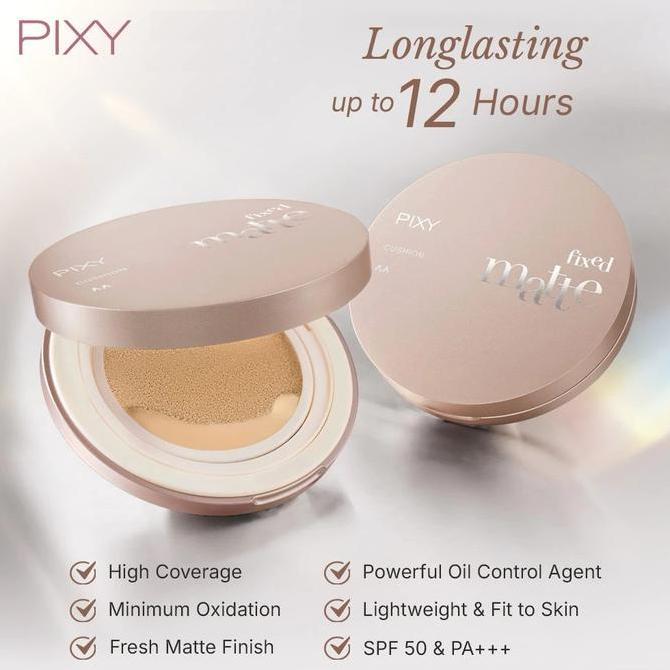 Makeyou- Pixy Fixed Matte Cushion | Cushion | Bedak Foundation