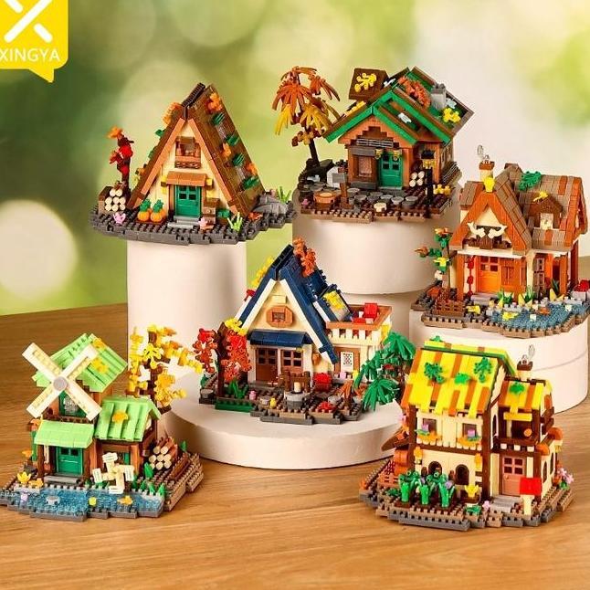 Xingya Mall Mainan S Rumah Pohon Blok Rumahan Pohon Rumah Tree House S 1 Box Anak Permainan Hadiah