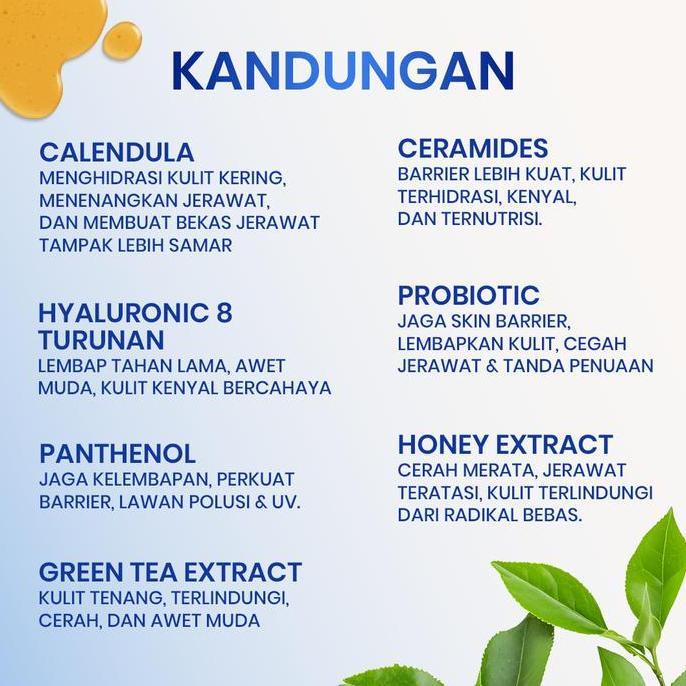 Youme- Cleora Beauty - 8X Hyalu Hydrating Moisturizer Whitening Cream Moisturizer Pelembab Membantu 
