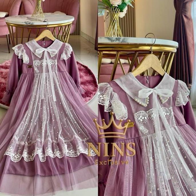 Shukyo- Nins - Elsa Dress Jennie Kupu Dress Viona Dress Ibu Anak [Harga Terpisah] Couple Muslim Gami