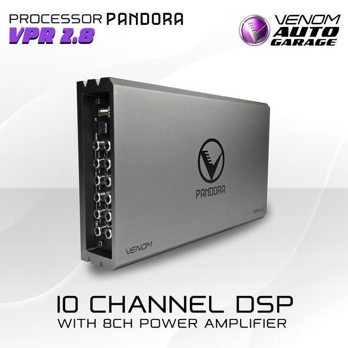 PROCESSOR VENOM VPR 2.8 10 Channel DSP 8 Channel Power Amplifier - Audo Mobil