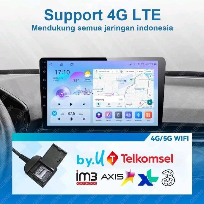 Head Unit Android TS10S topway 1280*800 DSP build-in with Bluetooth Car