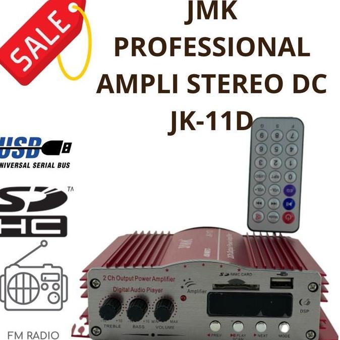 AMPLI MOBIL  AMPLIFIER MOBIL DC 12V JMK JK11D