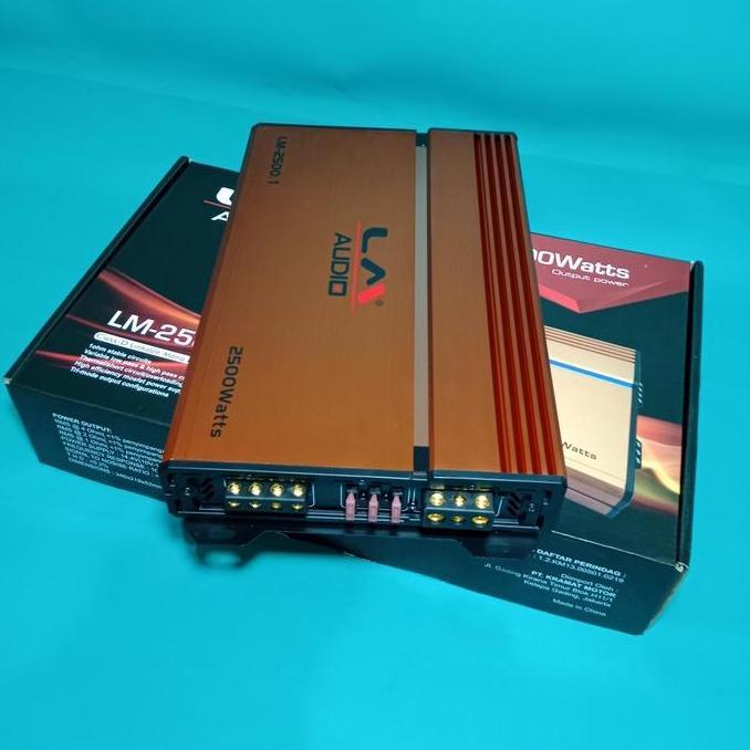 Power monoblok LM Audio seri LM-2.1 1Channel Audio Mobil