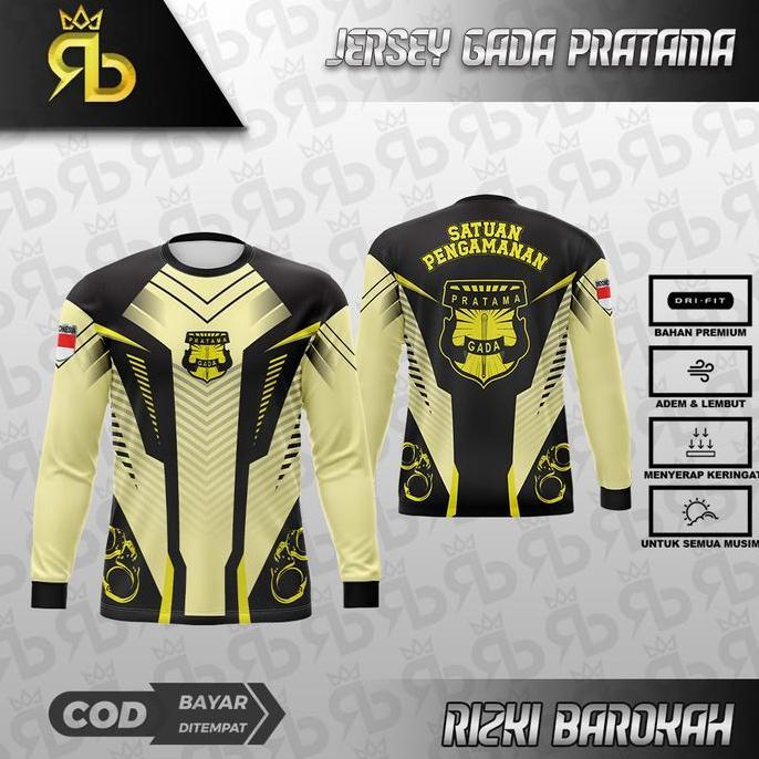 Fotwell- Jersey Satpam Gada Pratama Oblong Lengan Panjang / Oblong Lengan Panjang / Jersey Satpam Pa