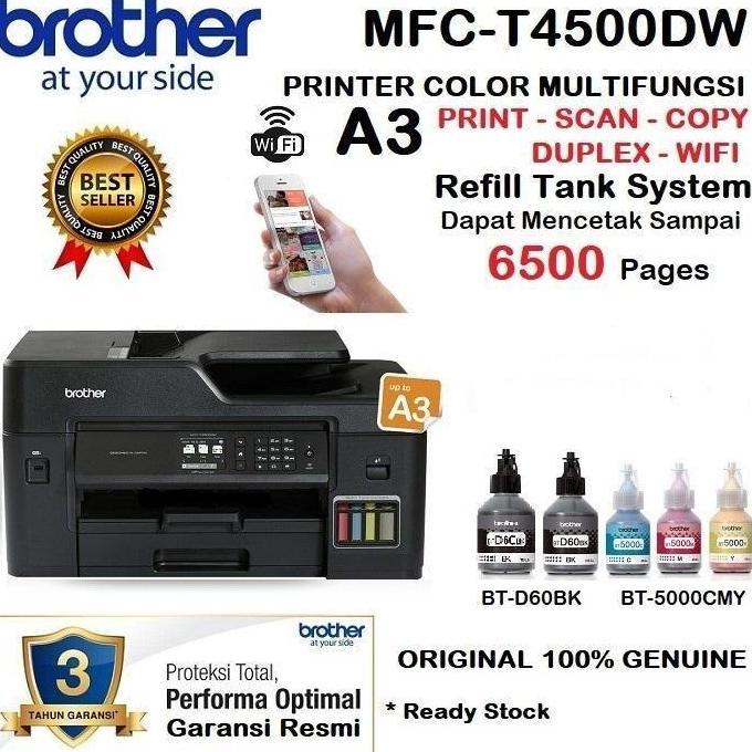 Terlaris Brother Mfc T4500Dw A3 Printer Multifunction T4500 Dw