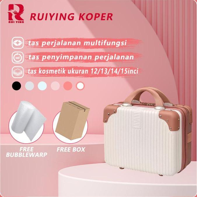 NEW RUIYING KOPERA916 TAS KOSMETIK MURAH, TAS MAKEUP PORTABEL, TAS PENYIMPANAN PERJALANAN YANG STYLI