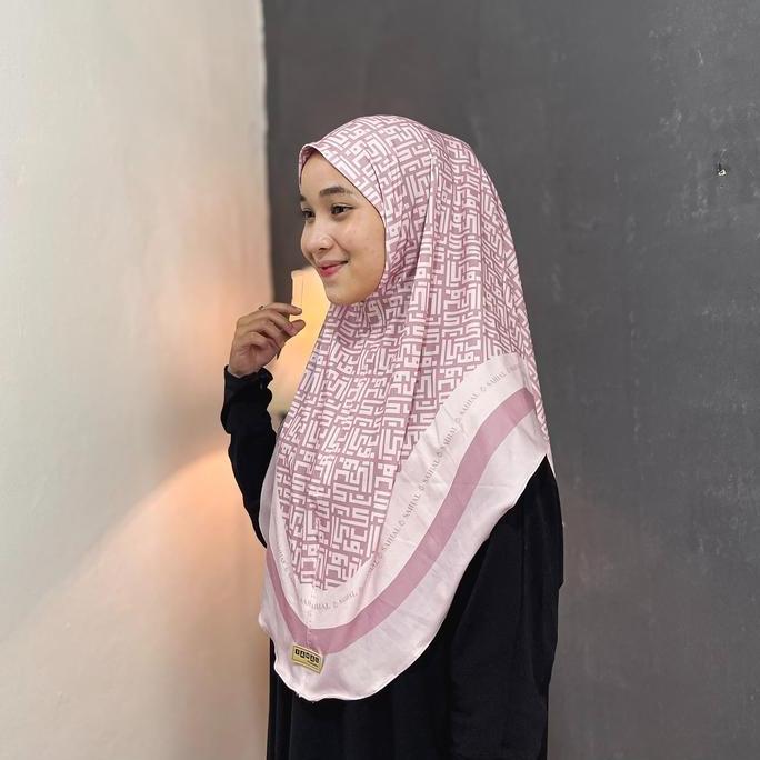 Heddosu- Hijab Motif Instan Bergo Non Ped Jilbab Instan Daily Motif Printing | Hijab Instan Bergo No