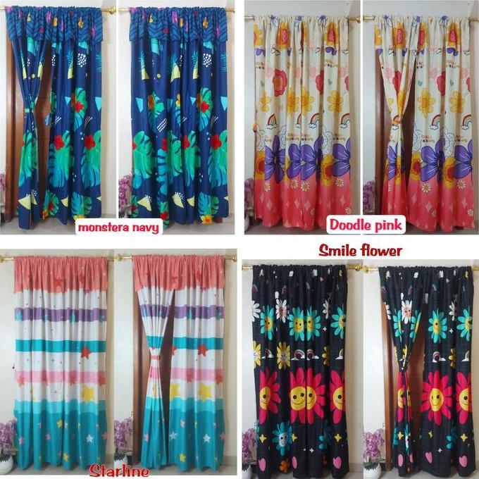 TERLARIS GORDEN SERUT PINTU / GORDEN SERUT JENDELA UKURAN 100 X 200 CM