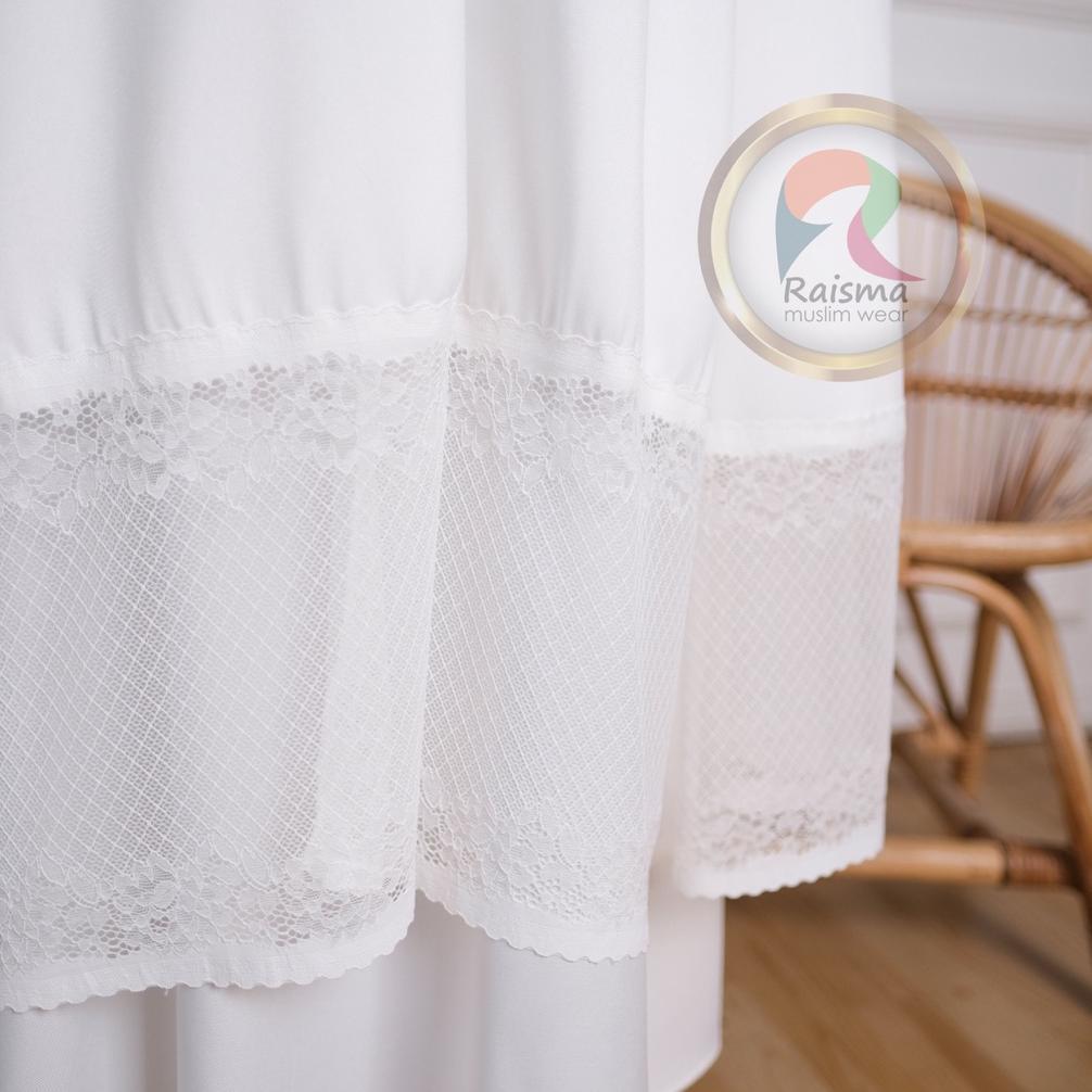 PROMO Gamis Syar'i Umroh Set Jilbab Instan Premium Bahan Anti Uv Khairimah Renda Non Renda