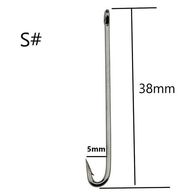 10 Pcs Kail Belut Model Tangkai Panjang Untuk Memancing Belut Pancing Allshop