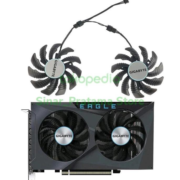 TERLARIS - Fan Vga Gigabyte Eagle Rx 6400 6500 GTX 950 960 75mm 3pin
