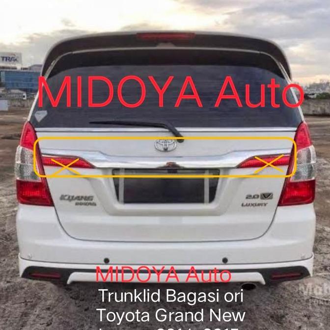 trunklid bagasi innova 2014-2015 ori