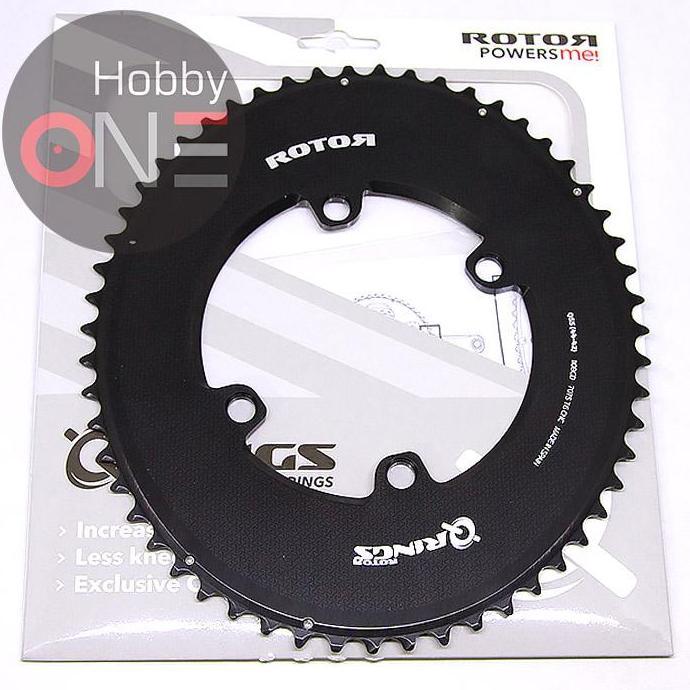 ROTOR AERO QRINGS 55T BCD110x4 Oval Outer Chainring