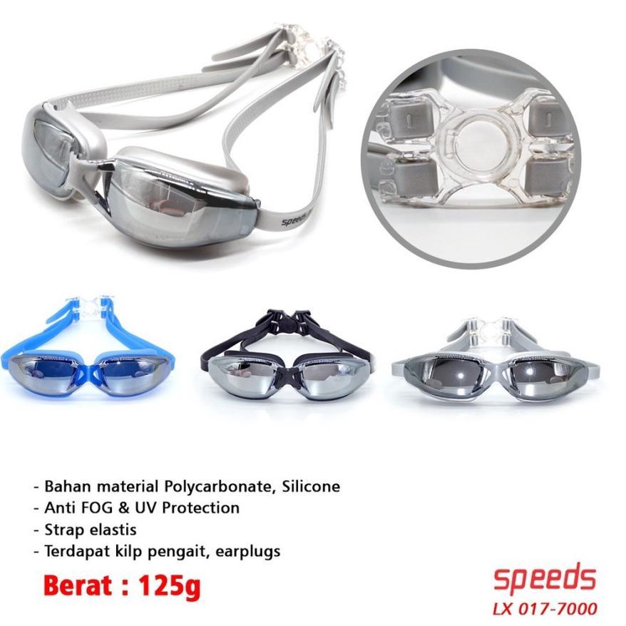 Ready stok Kacamata Renang Speeds LX 7000 Antifog & UV Protection