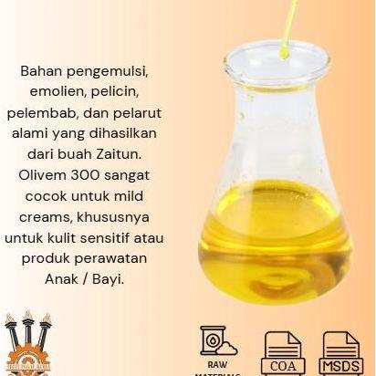 Olivem 300 Olive Oil Natural Emulsifier Agent - Natural Surfactant - Emollient - 1Kg