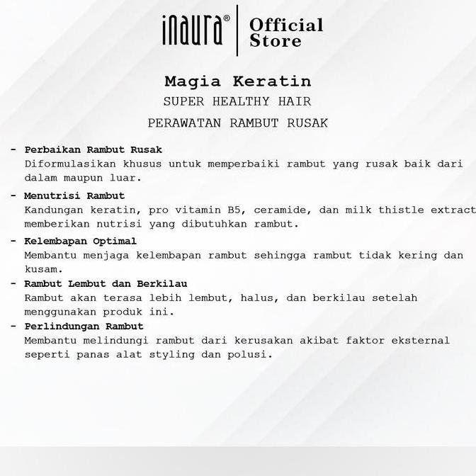 Ohr- Magia Keratin Series Peratan Rambut Kering Dan Rusak Treatment Keratin