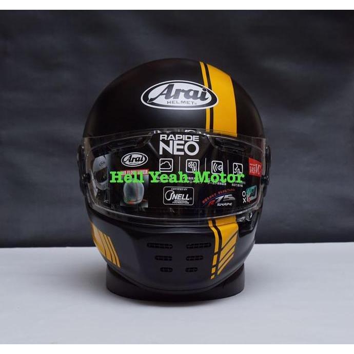 TERLARIS ARAI RAPIDE NEO BERMOTIF CLONE 1:1 NOT RX7X TSR DQL X14 PISTA