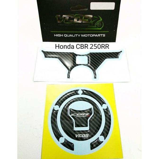 Tankpad Stiker Vcos Cbr 250Rr Carbon Tangki Dan Segitiga Stang Cbr250R