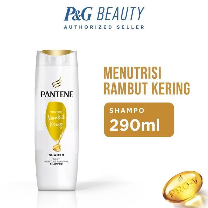 Kurze- Pantene Shampoo Daily Mositure Menutrisi Rambut Kering 290 Ml