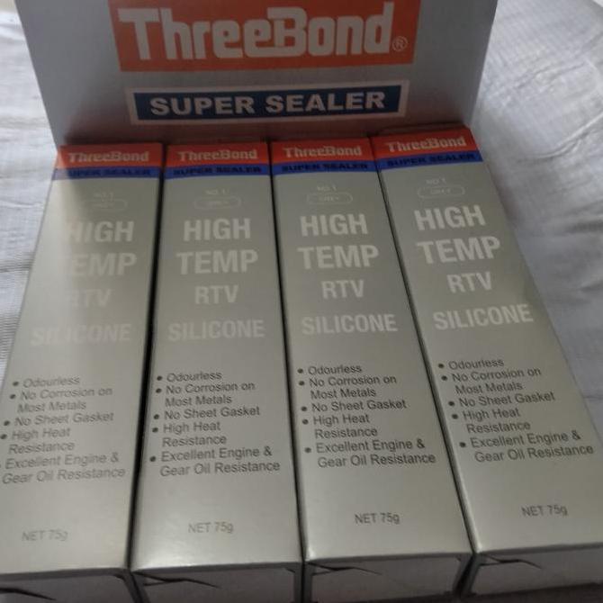 Sealer Sealant Lem Silikon Silicone Rtv Tribon Threebond Abu Abu 75 Gr