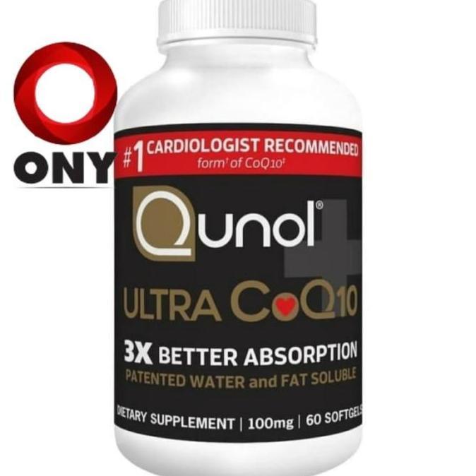 QUNOL ULTRA COQ10 COQ 10 UBIQUNOL 100MG 100 MG 60 SG