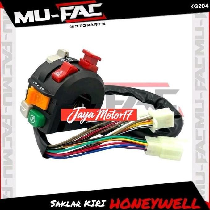 Saklar Kiri Motor Mufac Model Honeywell 7 Tombol Universal Semua Motor Beat Vario Nmax Pcx Adv Aerox