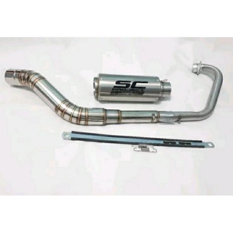 SOLVIQUE KNALPOT SC PROJECT CBR 150R R15 VIXION NMAX PCX SATRIA FU SONIC MEGAPRO CB150 BYSON GSX XAB