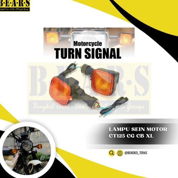 Lampu Sein Motor Custom Model Kotak Sein Motor Cocok Modif Ct125 Cg Cb Xl Harga Khusus