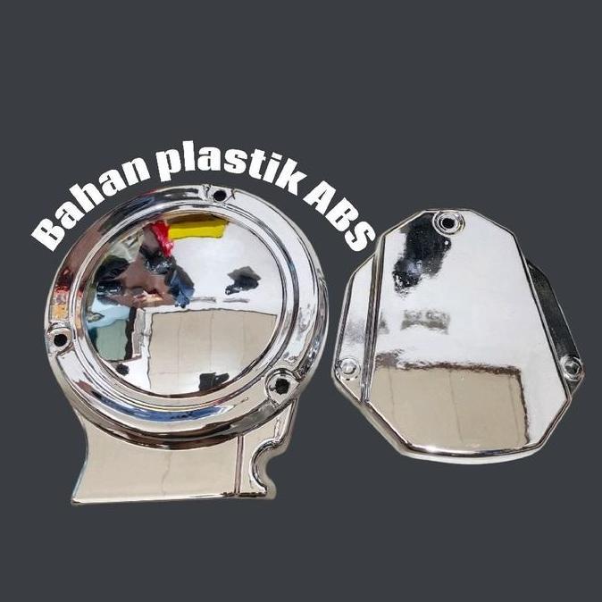 Tutup Magnet Bak Mesin Rx King New Cover Mesin Magnet Rx King New Tutup Blok Mesin Chrome Rx King Ne