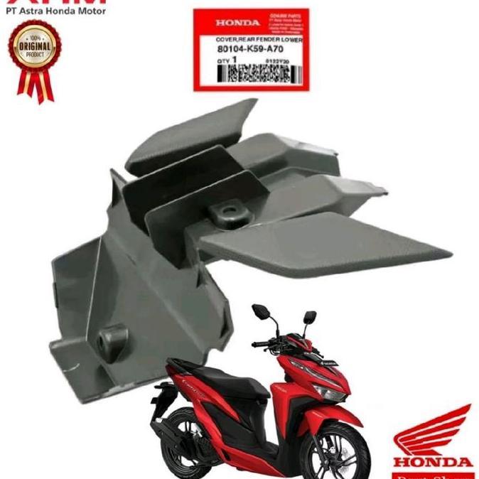 80104-K59A70 Cover Rear Pender Lower Spakbor Belakang Bagian Bawah Vario 125 150  New Vario 160 K2S 