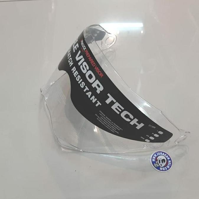 TERLARIS VISOR CLEAR CABERG STUNT KACA CABERG