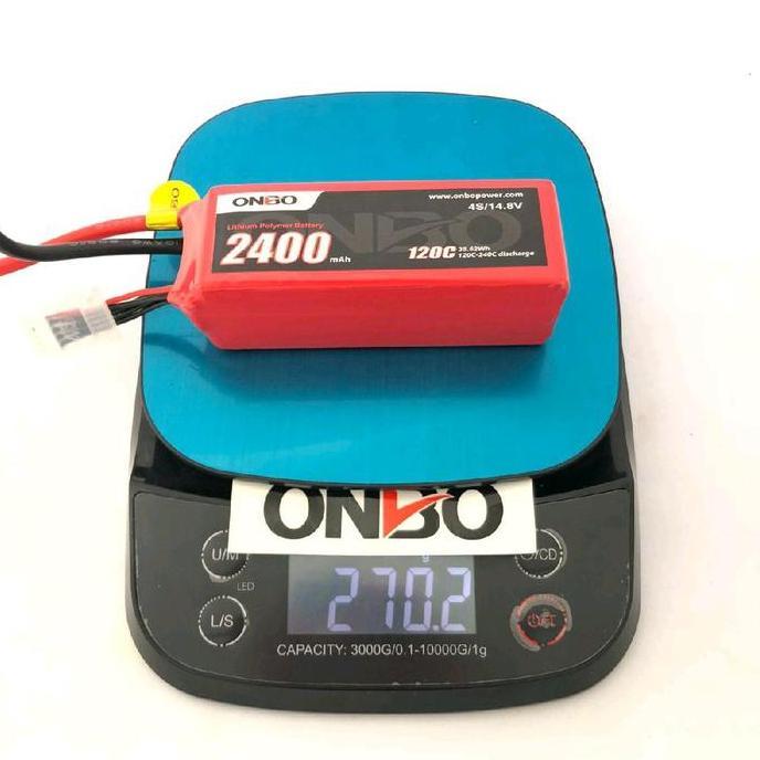 Promo Lipo 4S 14.8V 2400Mah 120-240C Onbo Power Dengan Tingkat Discharge Tinggi - Control, Remote, P