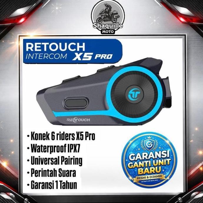 TERLARIS INTERCOM X5 PRO | RETOUCH | BLUETOOTH INTERCOM