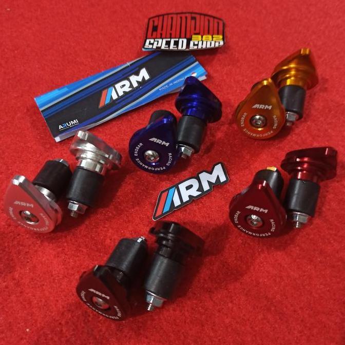 Bar End Jalu Bandul Stang Pipih Arumi ARM All New NMAX 2020 2021 2022