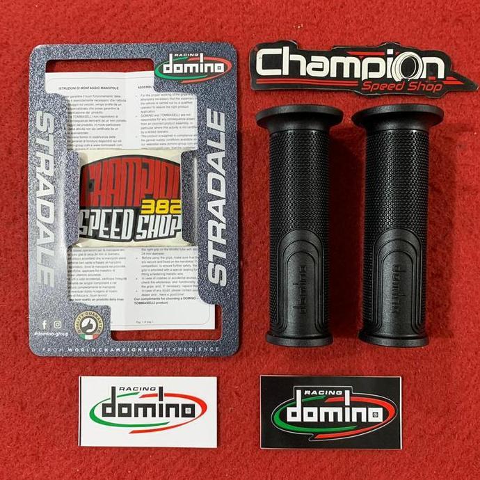 Handgrip Handfat Grip Domino DOT Black ORI Italy Vario 125 Vario 150