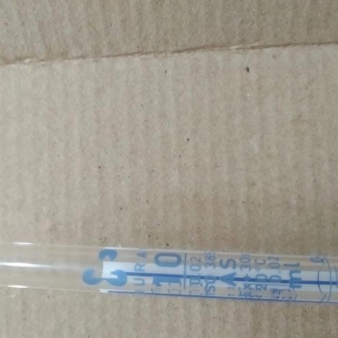 NEW BURET 10 ML DURAN BURET 10 ML KRAN GLASS DURAN