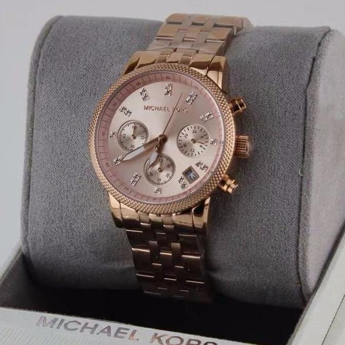 [ORINAL] Jam Tangan Wanita Michael Kors MK6077 Rosegold Orinal