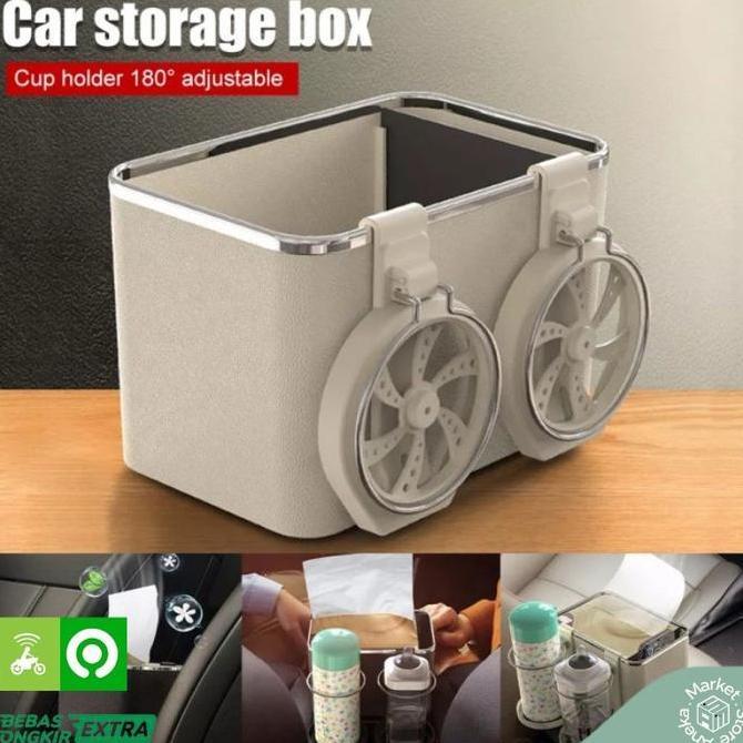 CAR ARMREST STORAGE BOX UNIVERSAL SIAP KIRIM