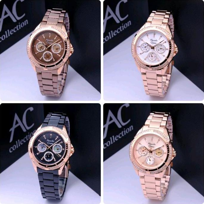 JAM TANGAN WANITA ALEXANDRE CHRISTIE AC 2644 AC2644 2644 ORINAL FREE BATRAI ORINAL Watches