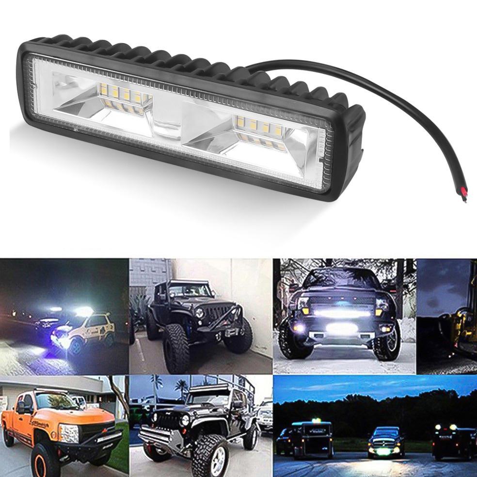 Discount 1Pc Lampu Tembak Sorot 12 Mata 50 Watt 6000K 12-24V Anti Panas Lampu Sorot Foglamp Motor Mo