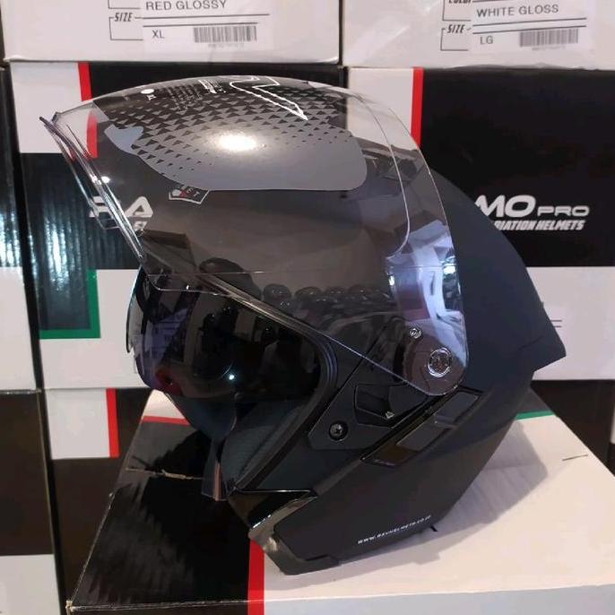 TERLARIS RSV HELMET SV300 BLACK DOFF DOUBLE VISOR HELM RSV SV300